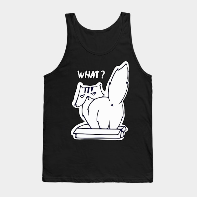 cat what Tank Top by sufian